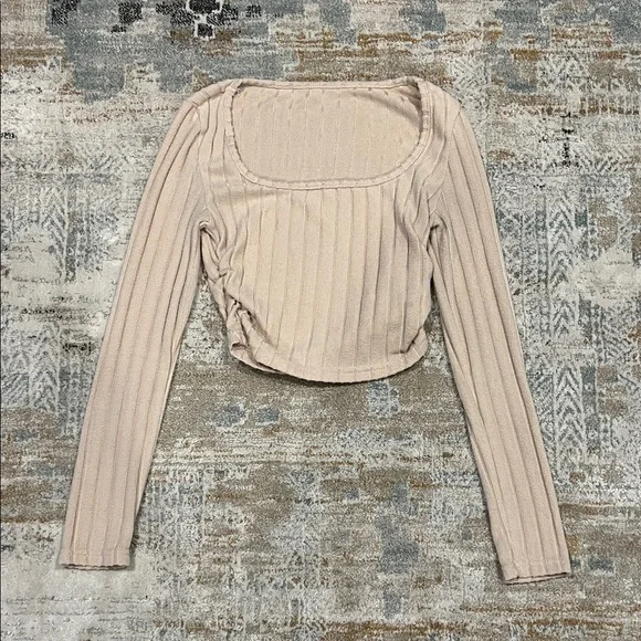 ‼️ Cream Ribbed Two-Piece Set ‼️ - Picture 2 of 3